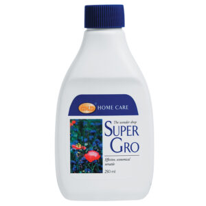 Super Gro - 250 ml Optimise l'utilisation de l'eau en surmontant l'imperméabilité à l'eau, augmentant le taux de pénétration du sol.